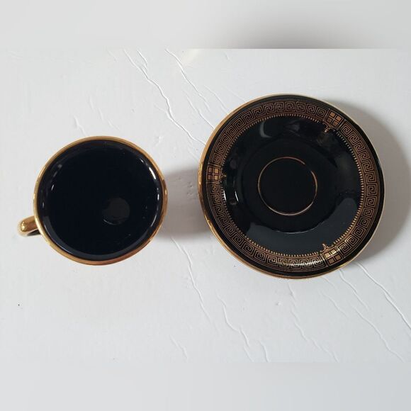 Fakiolas 24K Gold Cup & Saucer - Picture 4 of 9